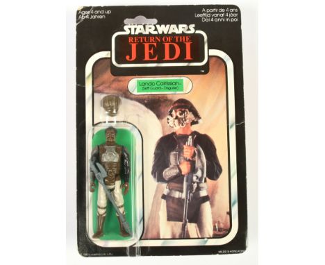 Palitoy Star Wars vintage Return of the Jedi Lando Calrissian Skiff Guard 3 3/4" figure, Near Mint, within Near Mint bubble, 