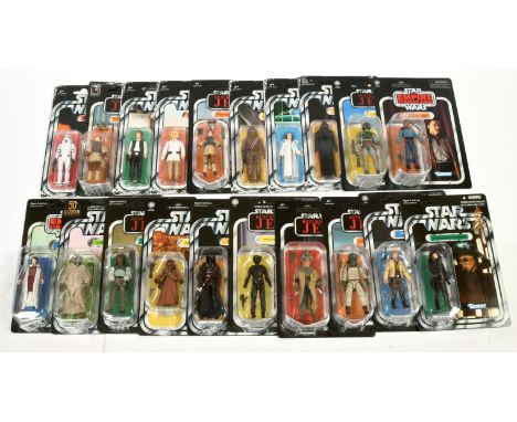 Hasbro Star Wars Retro and Vintage collection 3 3/4" x20 including Darth Vader, Han Solo, Luke Skywalker, Boba Fett and other