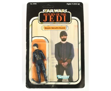 Kenner Star Wars vintage Return of the Jedi Bespin Guard 3 3/4" figure, Near Mint, within Excellent bubble, upon Good (creasi
