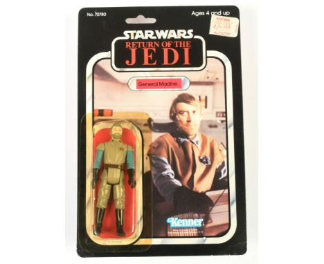 Kenner Star Wars vintage Return of the Jedi General Madine 3 3/4" figure, Near Mint, within Good (dented and yellow) bubble, 