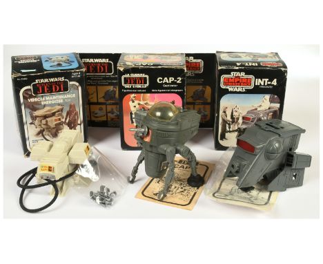 Star Wars vintage Mini-Rigs x 3 includes Palitoy The Empire Strikes Back INT-4 Interceptor, Good Plus to Excellent, complete,
