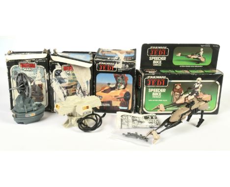 Kenner Star wars vintage Speeder Bike, Near Mint (missing flaps), within Good opened box, includes instructions. Kenner Star 