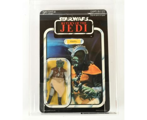 Palitoy Star Wars vintage The Return of the Jedi Klaatu 3 3/4" figure, UKG Graded 75%, Card 70% Bubble 80% Figure 90%, upon u