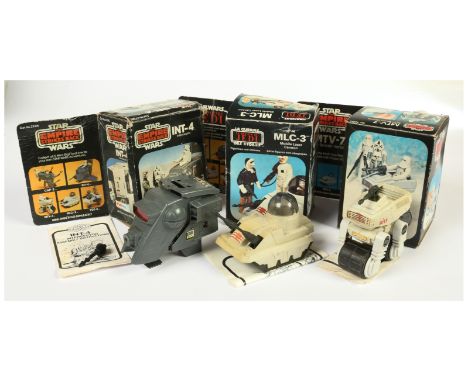 Palitoy Star Wars vintage Mini-Rigs x 3 includes, Return of the Jedi MLC-3 Mobile Laser Canon, Good, complete, within Good op