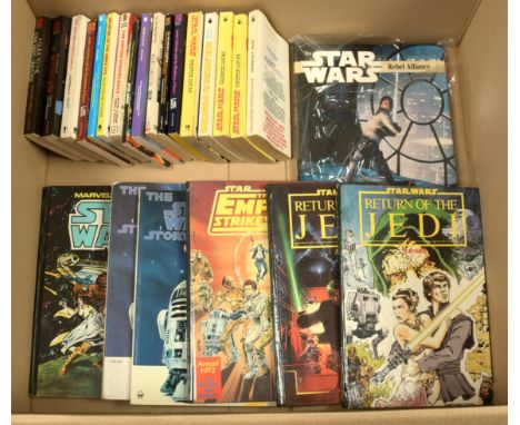 Star Wars related books x 29 includes The Art of the Return of the Jedi, The Star Wars Rebel Alliance Sourcebook, Han Solo at