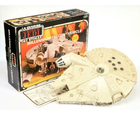 Palitoy Star Wars vintage Return of the Jedi Millennium Falcon, Good, incomplete (Missing ball and arm), within Good opened b