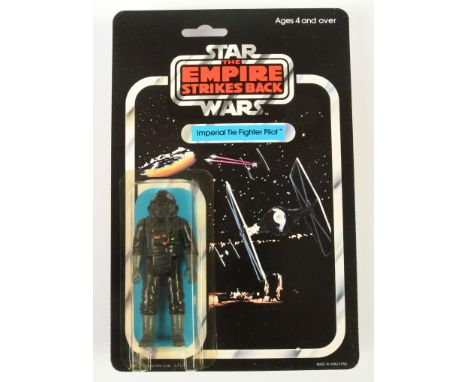 Palitoy Star Wars The Empire Strikes Back vintage TIE Fighter Pilot 3 3/4" figure, Mint, within Excellent (yellowed) bubble, 