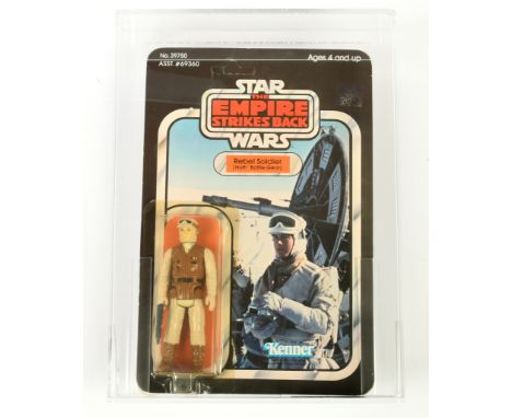 Kenner Star Wars The Empire Strikes Back vintage Rebel Soldier (Hoth Battle Gear) 3 3/4" figure, AFA Graded 80 Y-NM, Card 80 