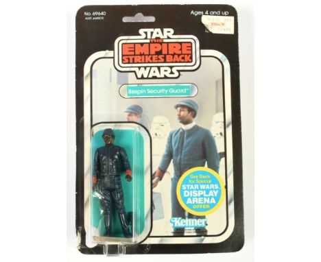 Kenner Star Wars vintage The Empire Strikes Back Bespin Guard 3 3/4" figure, Near Mint, within Near Mint bubble, upon Good (c