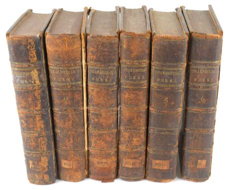 SHAKESPEARE; 'The Works of Shakespeare in Six Volumes, Carefully Revised and Corrected by the Former Editions, MDCCXLV (1745)