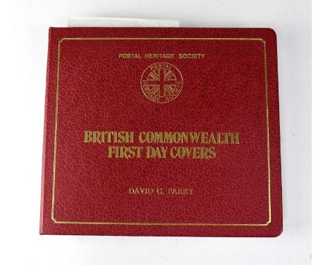 A complete Postal Heritage Society British Commonwealth First Day Covers album.
