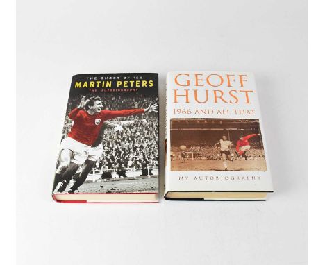WORLD CUP 1966; two signed autobiographies, Martin Peters 'The Ghost of '66', and Geoff Hurst '1966 And All That' (2).Conditi
