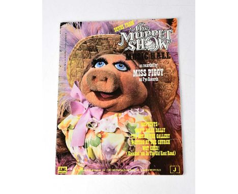 THE MUPPET SHOW; 'Songs From The Muppet Show Music Hall', bearing the signatures of Steve Whitman (Kermit the Frog), Frank Oz