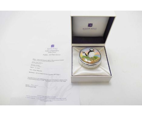 ELLIOT HALL ENAMELS, WORCESTERSHIRE; a boxed artist proof paperweight from the 'It's a Wonderful Life' collection 2010, limit