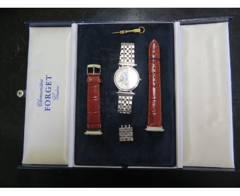 A good quality stainless steel Jean-Bernard Forgèt gentleman's chronometres wristwatch Classic B design B524 No. 4594909 havi