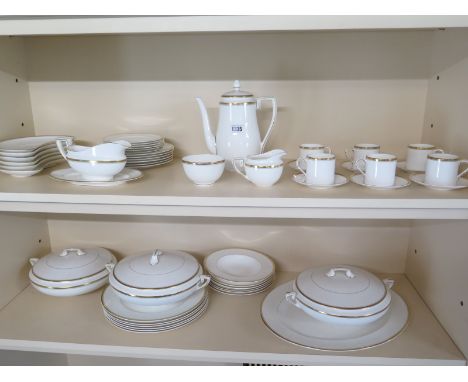 A Royal Worcester fine bone china Viceroy six setting dinner service - 38 pieces - all without damage, some usage marks but o