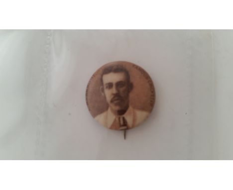 A.T.C., Cricketers, Wainwright, celluloid button (21mm dia.), Cameo paper insert, VG