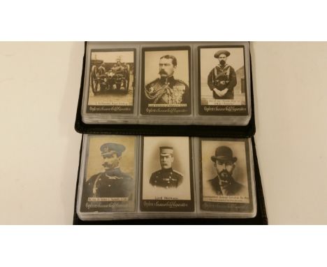 OGDENS, Guinea Gold, large, leaders, military, ships etc., standard size (10), in two small albums, some a.m.r., corner knock