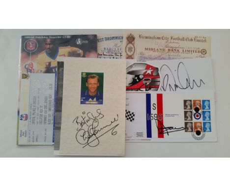 SPORT, signed selection of cards, magazine photos, p/cs, commemorative covers etc., inc. Len Hutton, Colin Cowdrey, Peter May