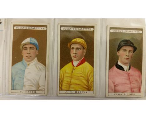 MIXED, complete (2), inc. Ogdens, Owners Racing Colours Jockeys; Lea, Chairman Miniatures, gold, G to VG, 100
