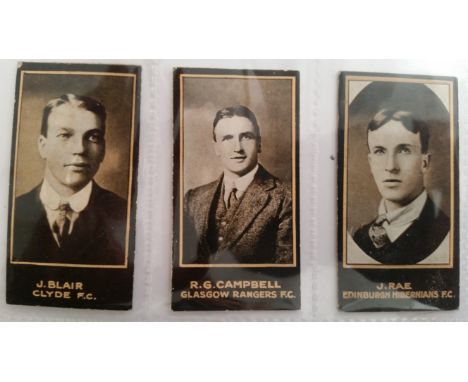 SMITH, Footballers (1912), titled, Pinewood, light blue (3), G to VG, 15