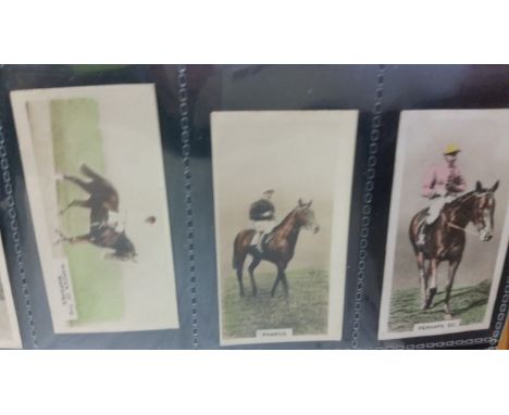 LEA, part sets, inc. Famous Racehorses, large (16) &amp; standard (9); Miniatures, gold (35) &amp; 51-100 (26); Old Pottery &