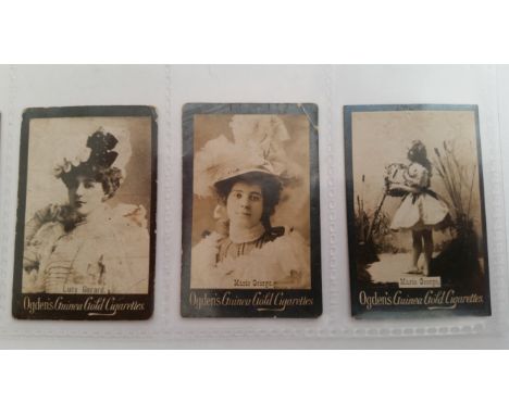 OGDENS, Guinea Gold (actresses), base M, FR to VG, 300*