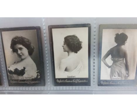 OGDENS, Guinea Gold, Actors &amp; Actresses, in modern album, slight duplication, FR to VG, 330*