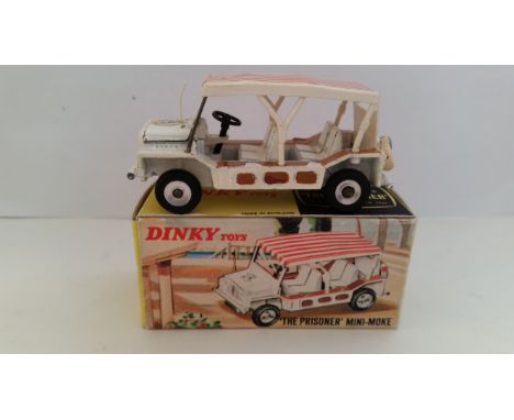 TELEVISION, Corgi toy, The Prisoner's Mini-Moke, model No. 106, in reproduction box, spare wheel broken, G