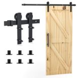 RRP £38.65 Signstek 6.6FT/200CM Sliding Barn Door Kit for Internal
