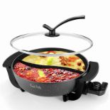 RRP £64.53 Food Party Hot Pot Hotpot Pot Electric with Divider