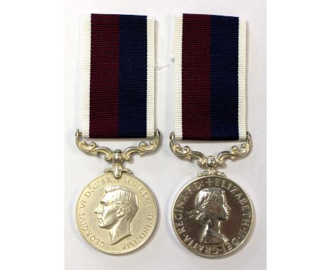 RAF Long Service and Good Conduct Medal (GR VI) to 333388 Sgt. PF Rann, RAF: and a ERII RAF Long Service and Good Conduct Med