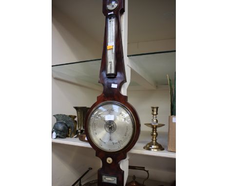 Amasper, Bolton, George III banjo barometer (1) 