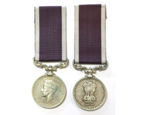 Indian Army Long Service and Good Conduct Medal (Indian) (GRVI) to 4225 NK Shankar Sing Rawat R GARH RLF and an Indian Army L