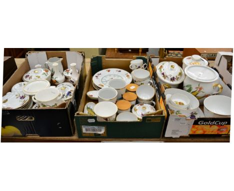 A quantity of Royal Worcester Evesham pattern oven to table wares (three boxes)