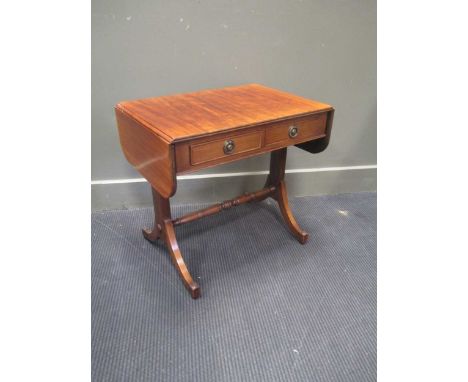 A small sofa table 56 x 59 x 41.5cm