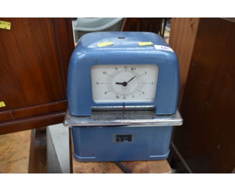A vintage ITR time recorder clock