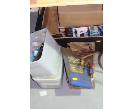 Boxes of tools including pop riveter 
