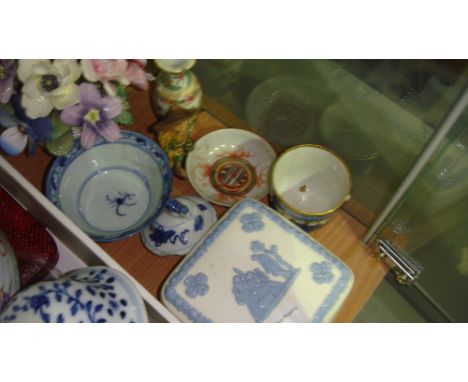Shelf of decorative ornaments