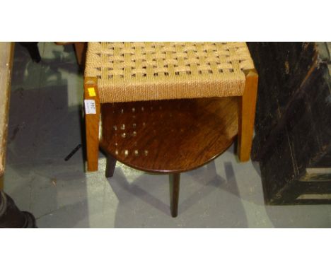 String top stool & occasional table & rugs