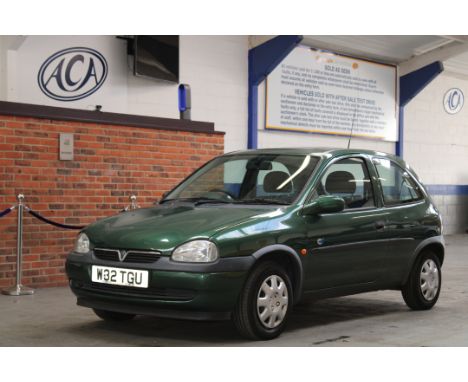Make &amp; Model: Vauxhall Corsa Club 16vDate of Reg: W32TGUColour: Greencc: 1199MoT: 11-03-2022Fuel Type: PETROLMileage: 39K