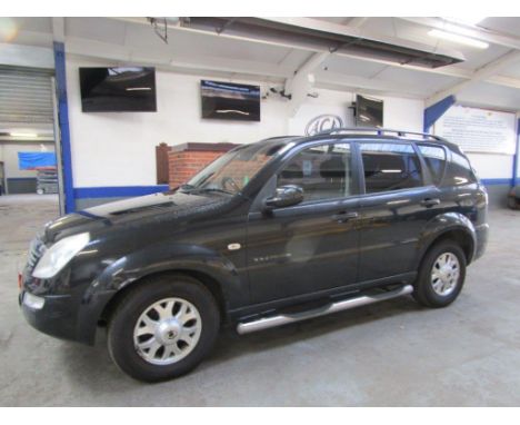 Make &amp; Model: Ssangyong Rexton RX270 SDate of Reg: MX55 HWFColour: Blackcc: 2700MoT: 25-05-2022Fuel Type: DIESELMileage: 