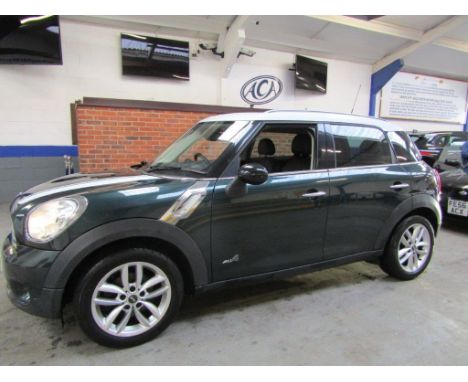 Make &amp; Model: Mini Countryman Cooper DDate of Reg: AO62 VGUColour: Greencc: 1598MoT: 25-10-2021Fuel Type: DIESELMileage: 