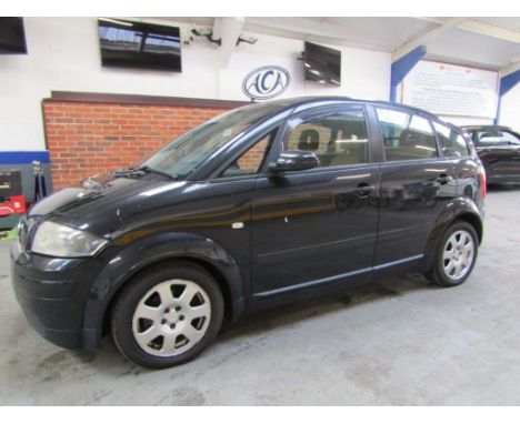 Make &amp; Model: Audi A2Date of Reg: EN03 HYRColour: Blackcc: 1390MoT: 23-09-2021Fuel Type: PETROLMileage: 112kTransmission: