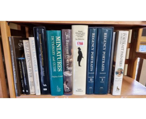 Books: art reference, miniature and portrait painters. (13) 