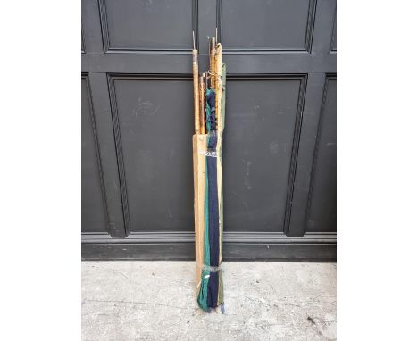 Angling: a collection of vintage fishing rods. 