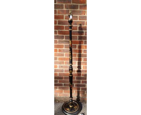 A 1920s chinoiserie standard lamp.&nbsp;&nbsp; 