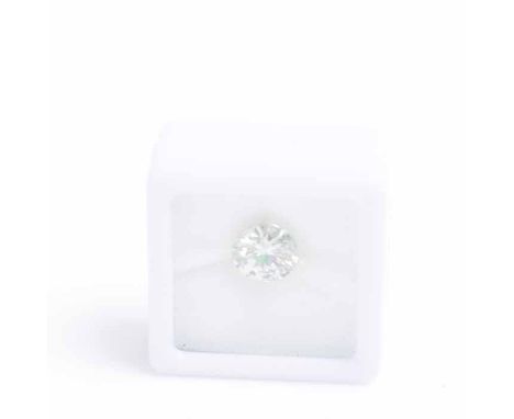 UNMOUNTED BRILLIANT CUT LIGHT GREEN TONE DIAMOND
approximately 1.76 carats, note: VAT is payable by the buyer on the full ham