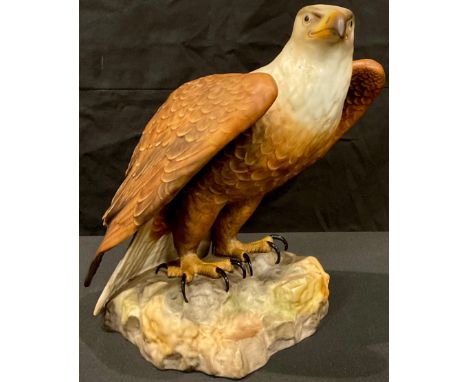 A Royal Crown Derby model of a Bald Eagle, 24.5cm, printed marks 