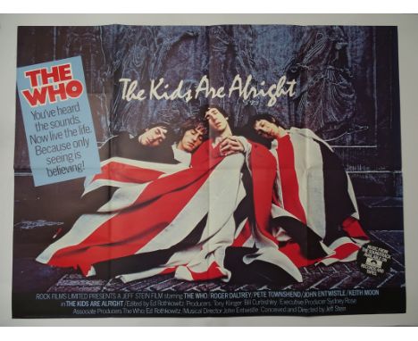 MUSIC: THE WHO - THE KIDS ARE ALRIGHT  (1979) - Starring The Who in all their glory, Jeff Stein’s rock documentary is a rock 